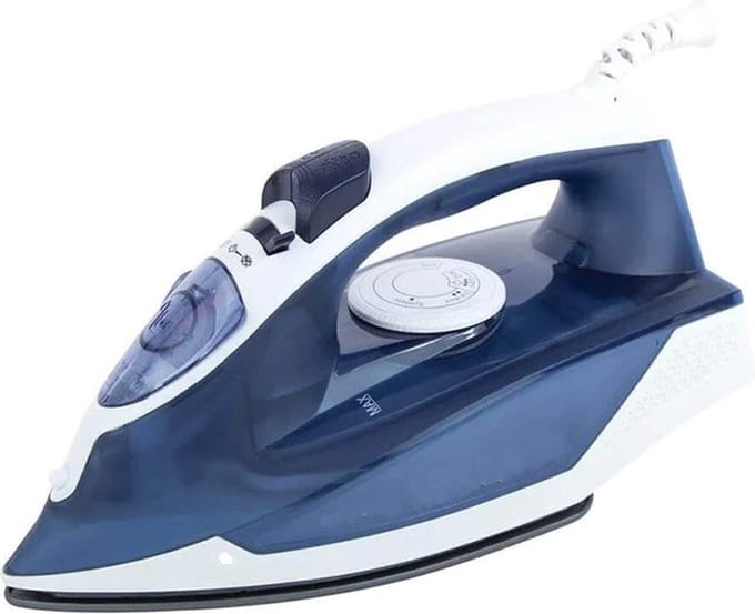 Royalty Line® DB15411 Strijkijzer - Stoomstrijkijzer - 2000W - 240ml - Keramische Zoolplaat - Blauw
