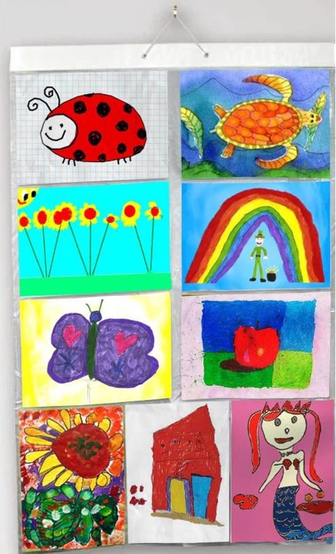 Foto Insteekhoes Poster 18 A4's in 9 insteekvakken