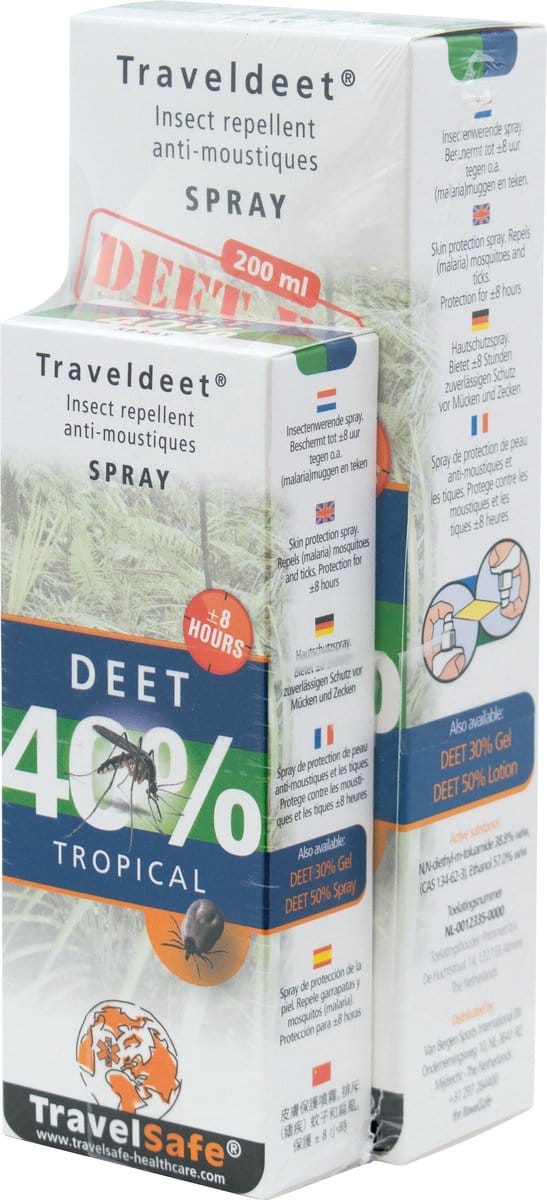 Travelsafe Familiepakket Deet 260 Ml 2 Stuks