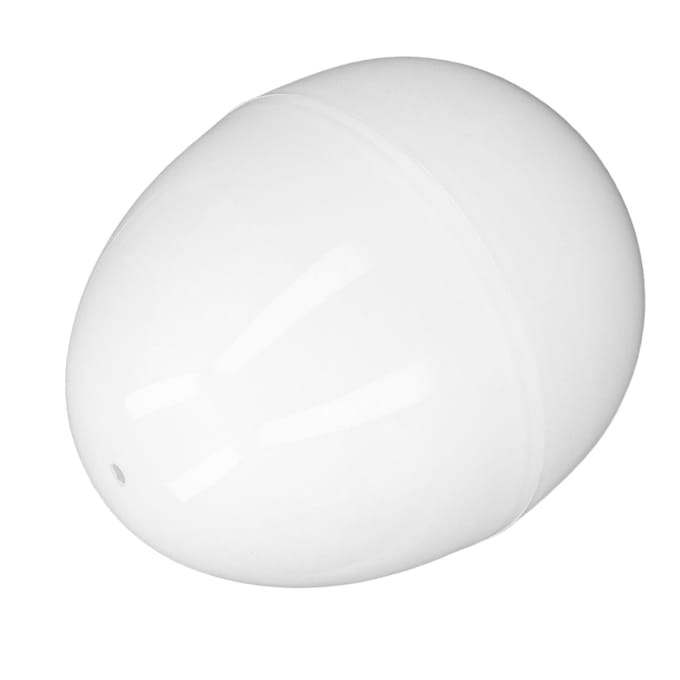 Hardgekookt Ei Koker Capaciteit 4 Eieren Compact Ontwerp ABS Materiaal Eivorm Magnetronfunctie Eierkoker L white