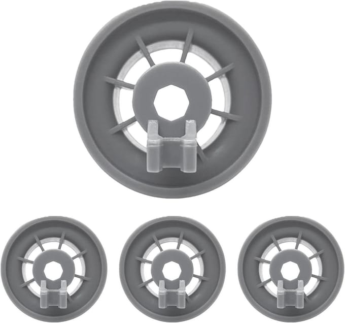 Vaatwasser Wielen - Onderrek Rollers - Soepele Beweging - Duurzame Constructie - 4 Stuks - Meerkleurig
