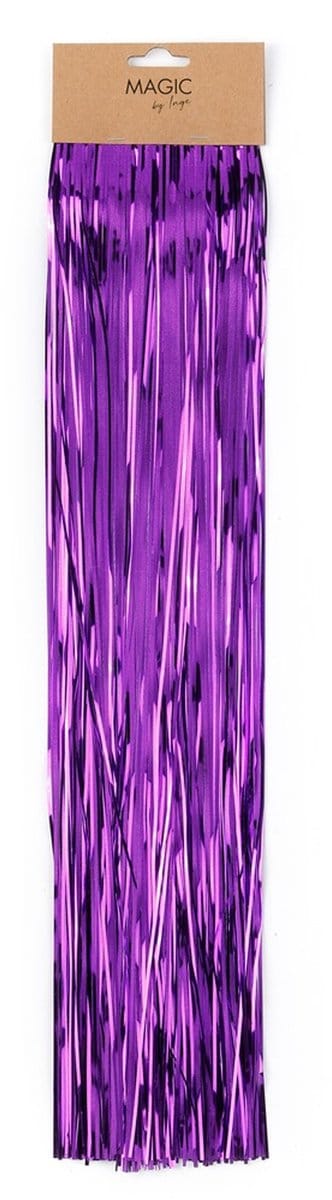 Inge christmas decor Engelenhaar - paars - 50 cm - lametta haar - folie - tinsel - kerstversiering - kerstboomversiering