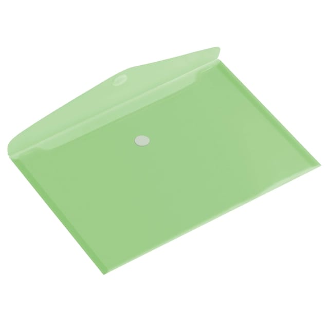 Enveloptas Europel A5 250x180mm dwars transparant groen