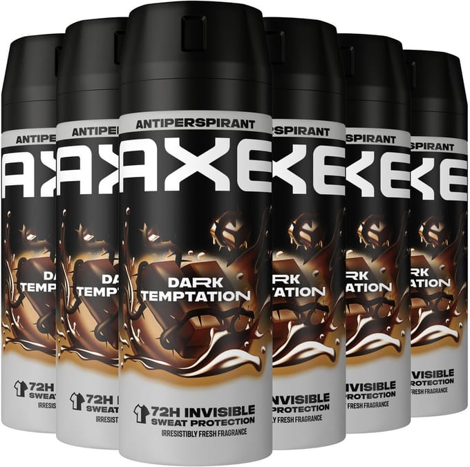 AXE - Anti-Transpirant Spray - Dark Temptation - 6 x 150 ml