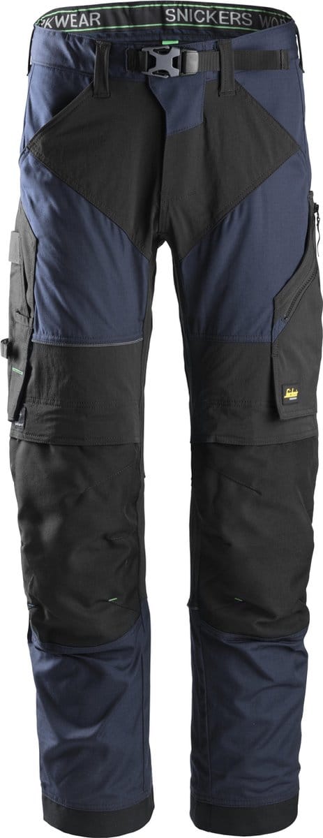 Snickers FlexiWork Werkbroek Stretch+ 6903 - Mannen - Navy/Zwart - 54