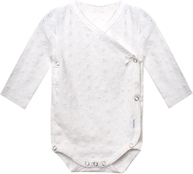 Claesen's® - Romper Embroidery WitCL 01-White Embroidery-XS