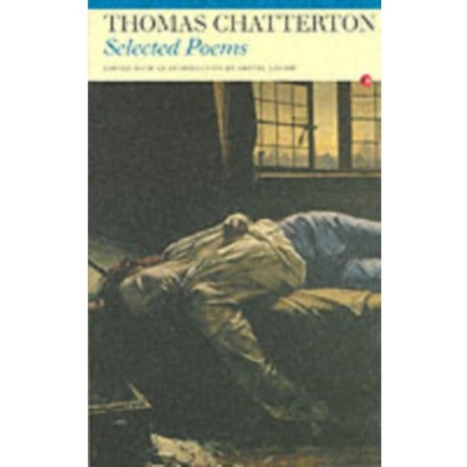 Poèmes choisis de Thomas Chatterton Livre de poche 9781857546927