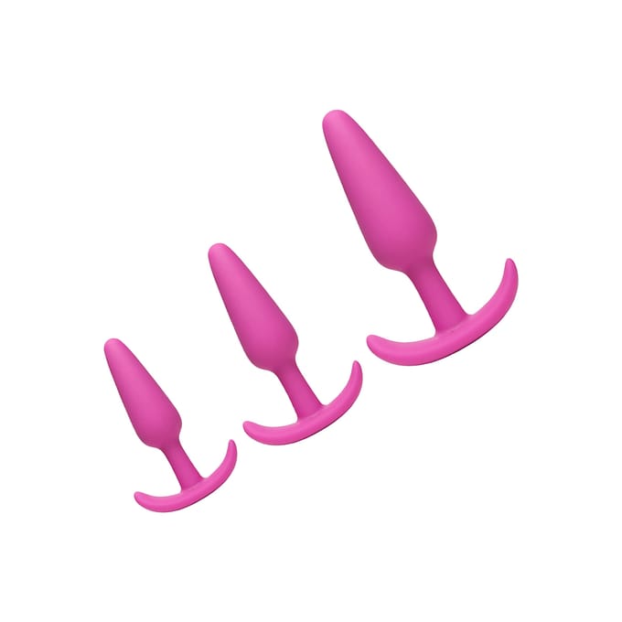 Doc Johnson Naughty 1 - Butt Plug Trainer Set pink