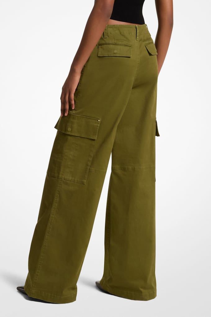 Michael Kors Slouch Cargo Pants Evergreen Taglia: 10 | Pantaloni da completo Outlet | Donna | Verde