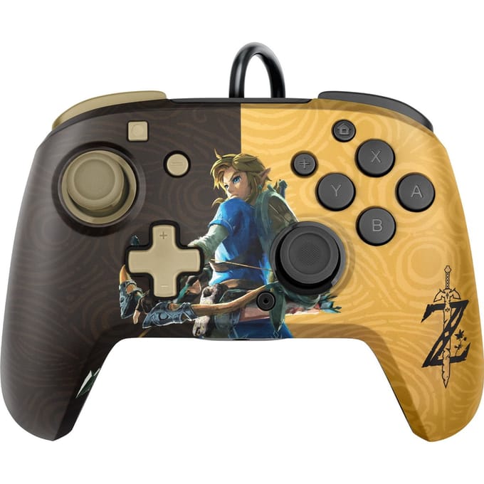 Faceoff Deluxe+ Audio Wired Controller - Zelda (Nintendo Switch/Switch OLED)