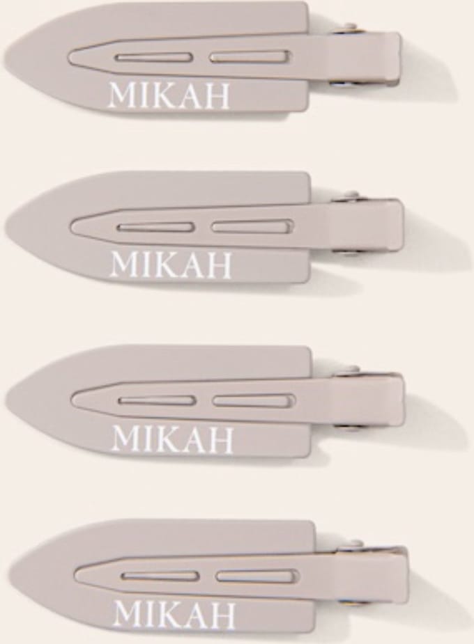 MIKAH - No Bend Hair Clips Beige Edition