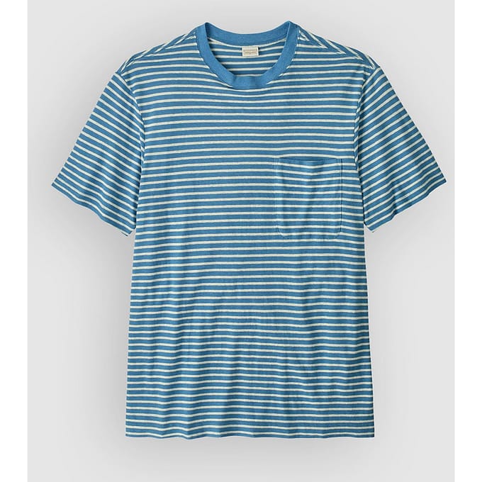 Patagonia Trail Harbor Pocket T-Shirt blauw