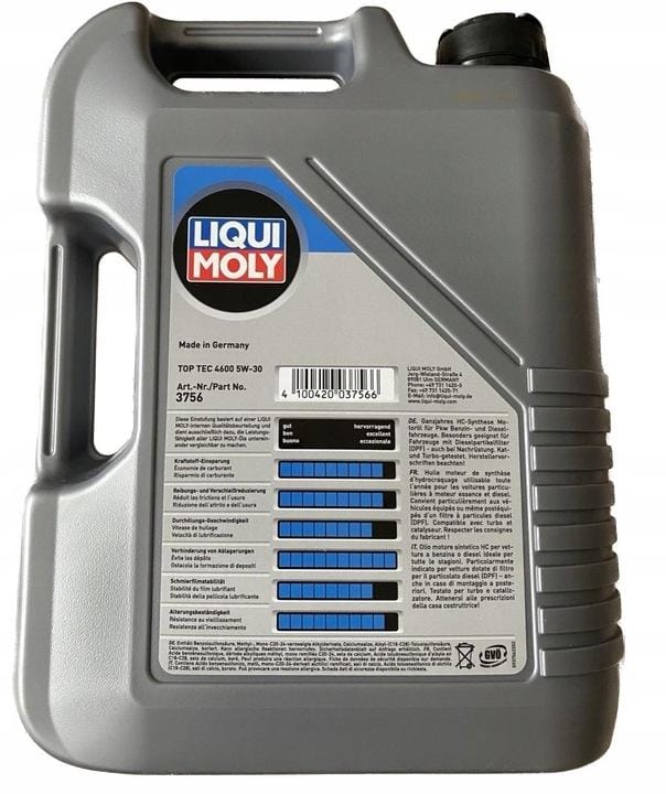 Motorolie LIQUI MOLY 3756 TopTec 4600 5W30 5L