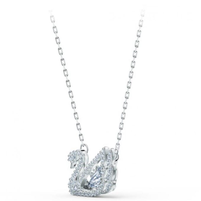 SwarovSki Dames S Rhodium Ketting 5514421 5514421_necklace white