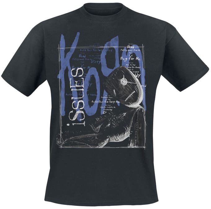 Korn T-shirt - Issues Tracklist in a Box - S tot 5XL - zwart
