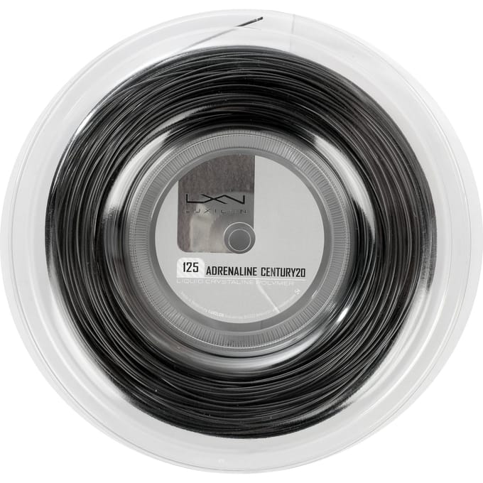Luxilon Adrenaline Century20 Rol Snaren 200m Special Edition-Zwart