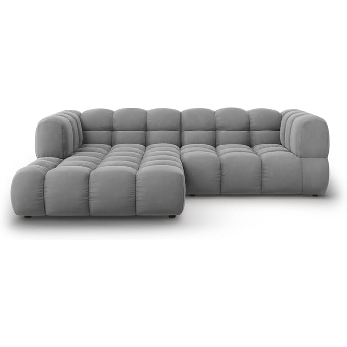 3-zits hoekbank Sky links velvet | Cosmopolitan Design