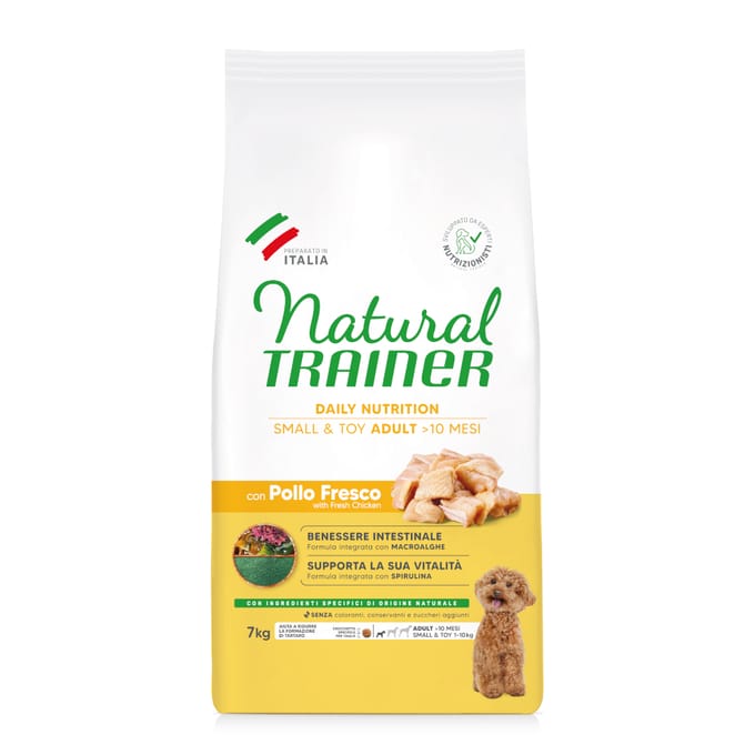 Natural Trainer Adult Small & Toy met Kip - 7 kg