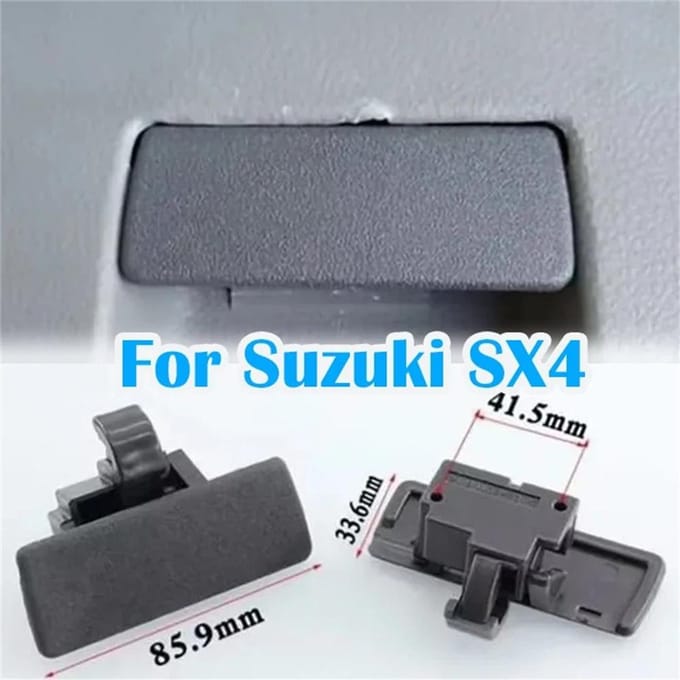 Voor Suzuki Sx4 2007-2013 Swift 2005-12 Klep van dashboardkastje Vergrendeling Handgreep Donkergrijs white