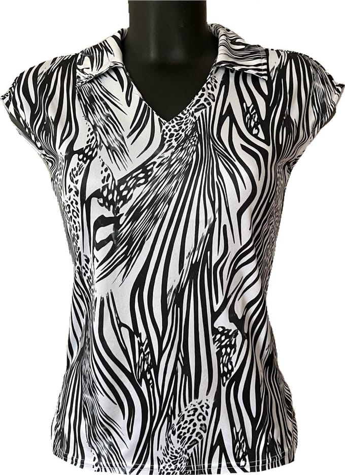 Func Factory dames Polo Izze zwart zeb maat 36