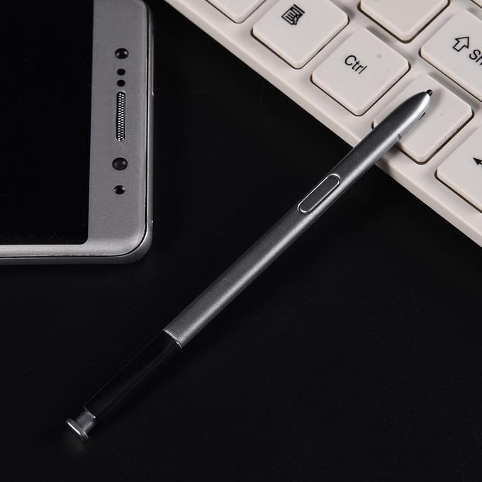 Voor Galaxy Note 5 Elektromagnetische Stylus Touch Pen Universele Vervanging Grijs