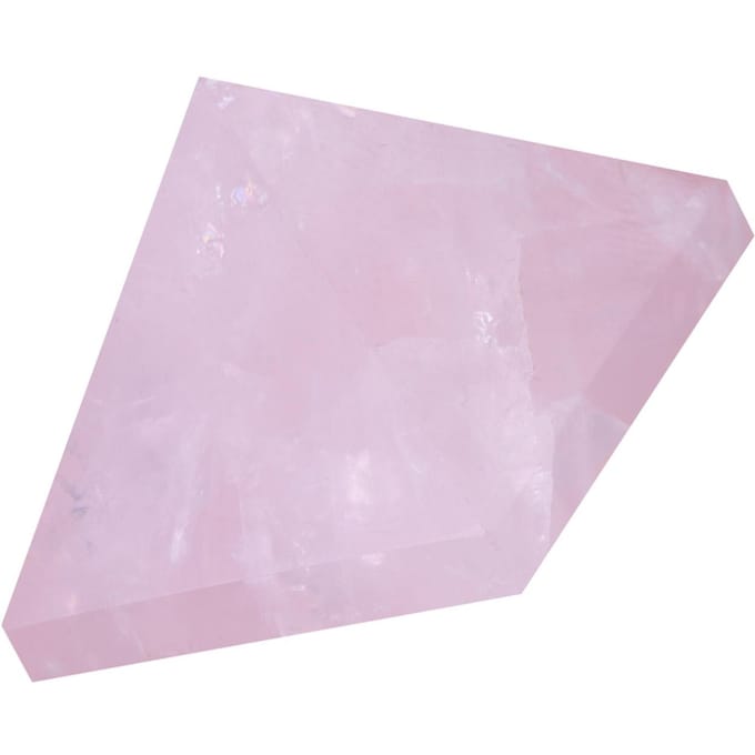 1PC Pyramide en Quartz Rose Cristal Rose Sculptures Figurines Décoration de Maison Article d'Ameublement gray