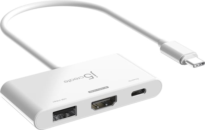 j5create USB-C to 4K HDMI (with 100W PD)