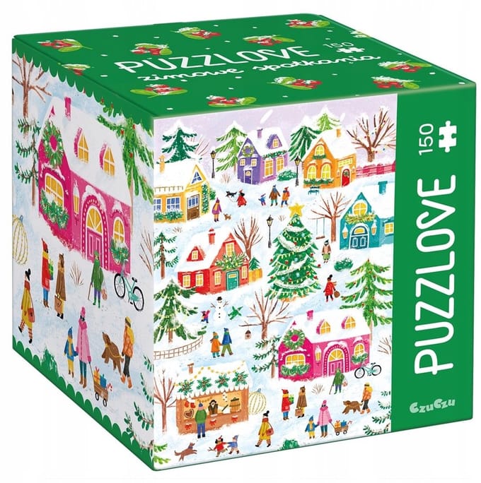 CzuCzu Puzzleve Winterse Ontmoetingen puzzel van 150 stukjes