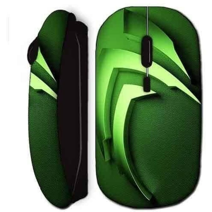 Souris Sans Fil - Energy Monster - Noire - Clé USB WiFi incluse - Compatible Mac et PC - Ergonomique
