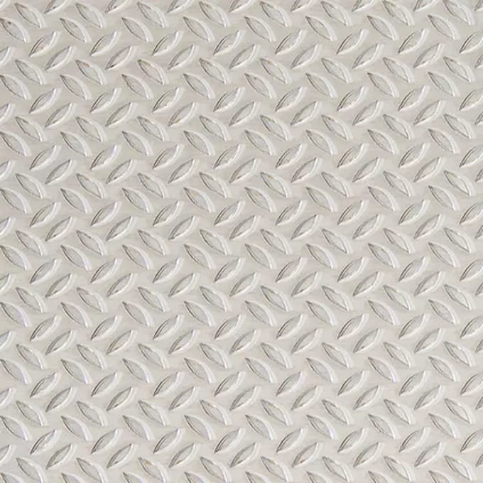 Alberts Structuurplaat - Aluminium - Natuur - Antislip Gerstekorrel - 200x500x1,5mm