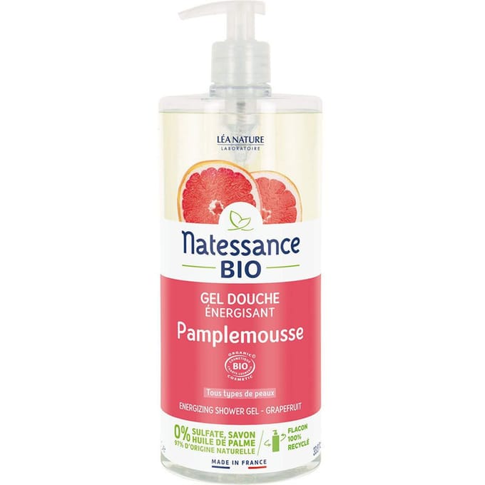 Natessance Organic Grapefruit Energieke Douchegel 1 L