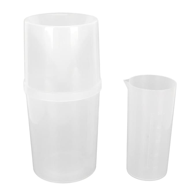 Regenmeter Cilinder Professionele Nauwkeurige Schaalmeting Transparante Plastic Regenmeter voor white