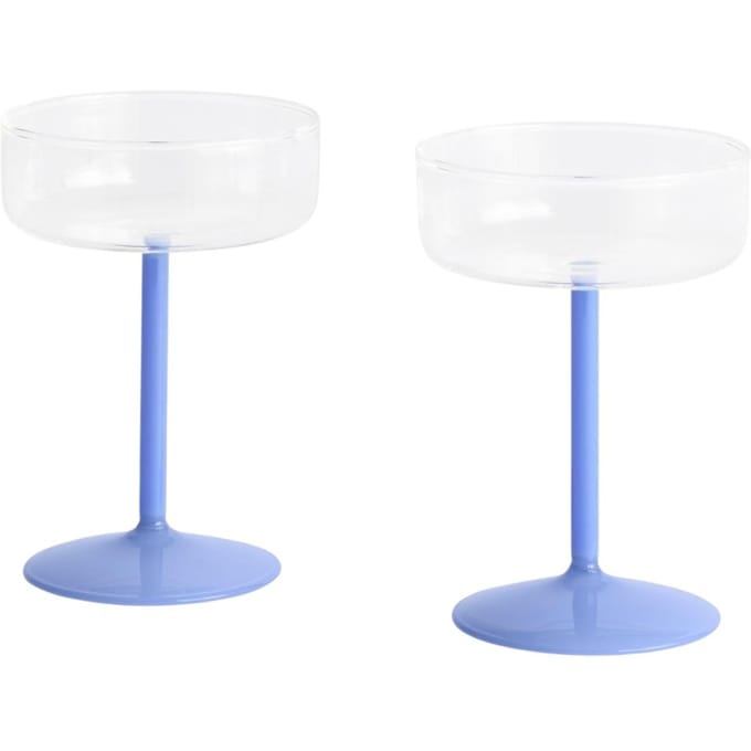 HAY Tint Coupe glas set van 2 - HAYTintLightBlue