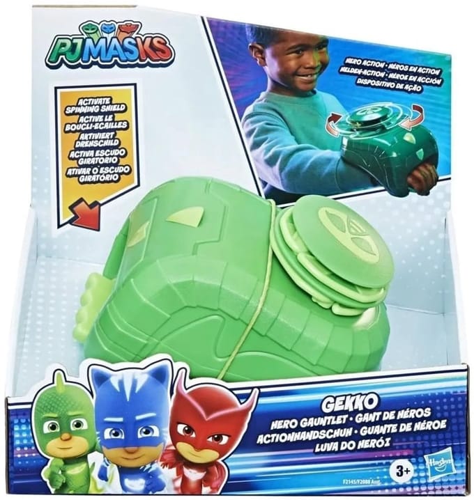PJ Masks Gekko Hero Gauntlet handschoen - Groen - Carnaval - Actiefiguur - Kunststof