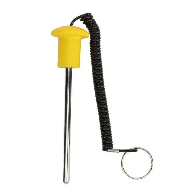 Gym Gewichtstapel Selector Pin Vergrendelpen Magnetisch 8mm Diameter met Lanyard Gym Accessoire voor Workout yellow