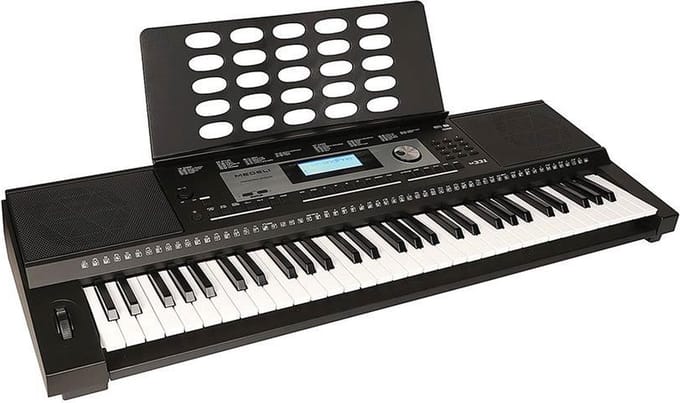 Medeli M331 - Keyboard - 61 toetsen - voor beginners - inclusief adapter