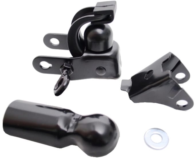 Edge Fietsaanhanger - Aanhangwagenkoppeling voor Fiets - Zwart