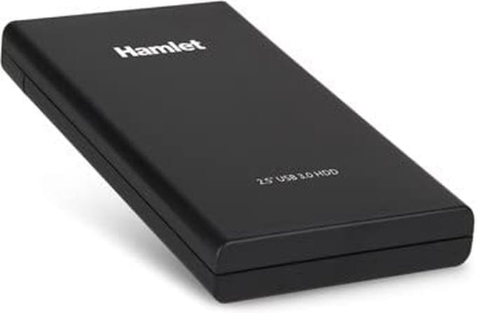 Hamlet HXD25U30 behuizing voor opslagstations HDD-behuizing Zwart 2.5"
