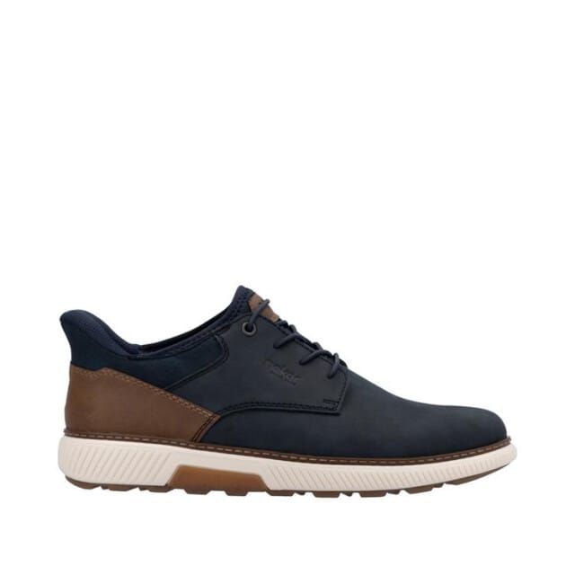 Rieker Instappers blauw Leer - Maat 43