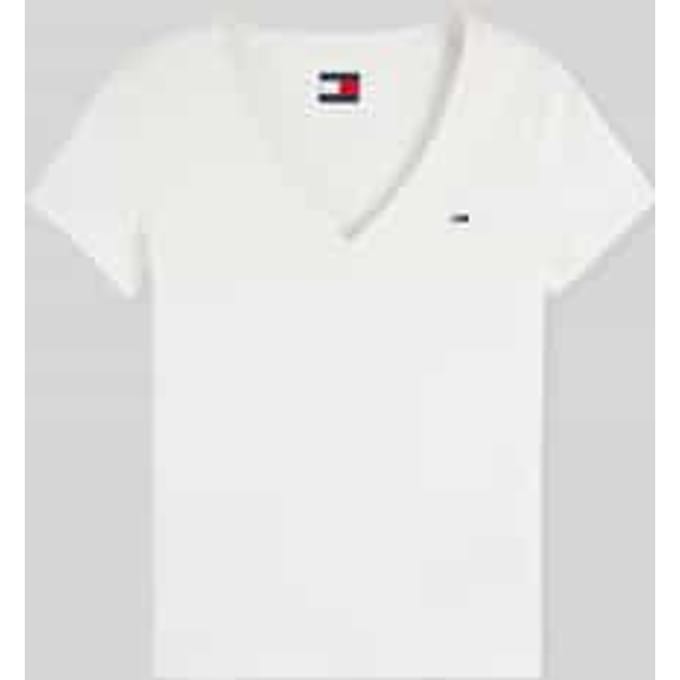 T-shirt met klein logodetail