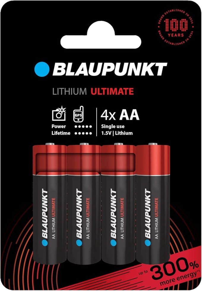 Lithium Batterijen - Energie Cellen - Digitale Apparaten - Lange Levensduur - 4 Stuks