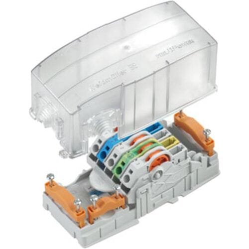 Weidmüller 1111910000 POWERTERMINAL GK Verdeeldoos Flexibel: 2.5-6 mm² Massief: 1.5-6 mm² 1 stuk(s) Transparant Box