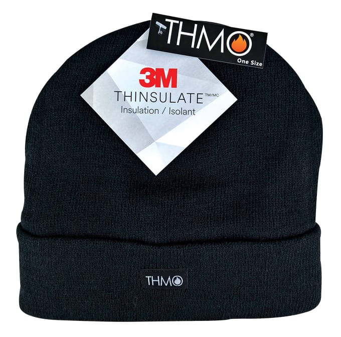THMO - 3 m Dunsulate thermo warme muts voor heren - Zwart