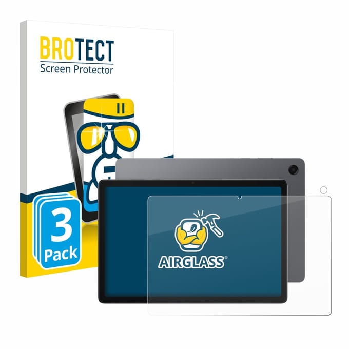 Screenprotector 3 Stuks voor Samsung Galaxy Tab A11 Plus 11" (Voor+Camera) Beschermglas transparant
