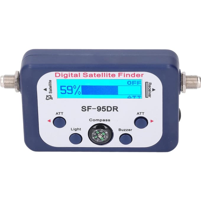 Digitale Satellietsignaalzoeker 950?2150MHz LCD-scherm met achtergrondverlichting Draagbare Satellietzoeker