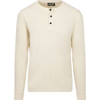 Superdry Longsleeve T-shirt Textured Grandad Beige  2XL