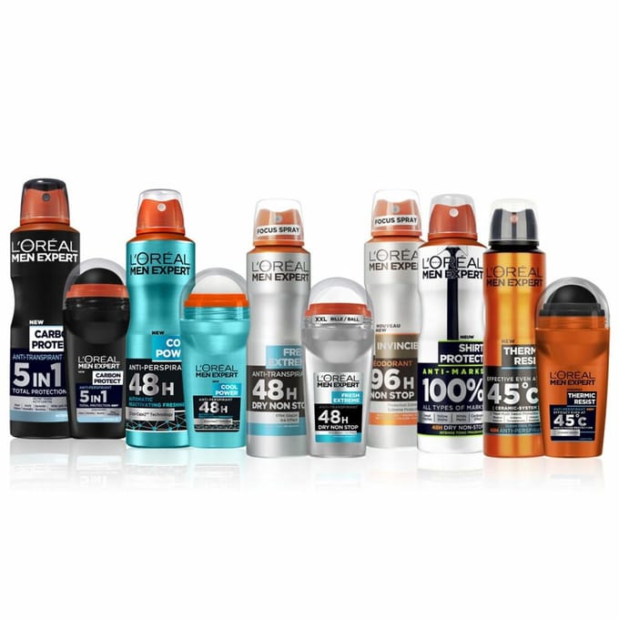 L'Oréal Men Expert Deodorant Spray Fresh Extreme - 3 x 150 ml - Voordeelverpakking