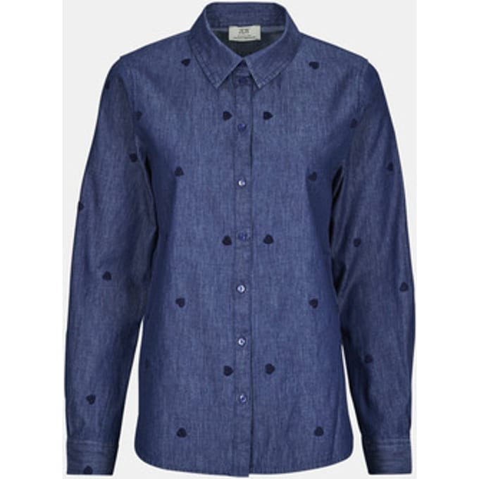 JDY  Overhemd JDYLOVE L/S EMBR SHIRT