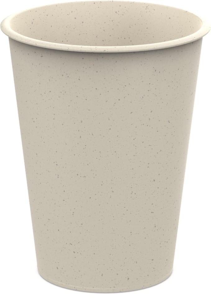 Herbruikbare koffiebeker CirculCup 180ml beige - Automatenbeker - Doos 660 stuks