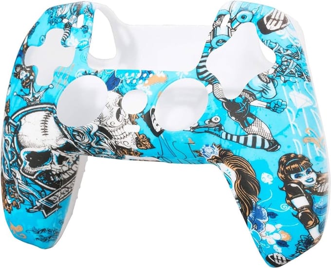 Jumada's - Gamecontroller beschermhoes - Siliconen Skin - Blauw - Geschikt voor PS5 controller